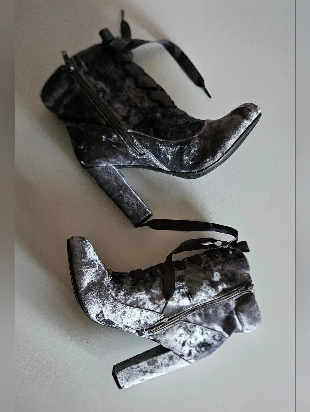 NWOT Bamboo Suede Ankle Boots